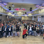 國民黨南投縣黨部歡慶建黨131週年。（記者扶小萍攝）