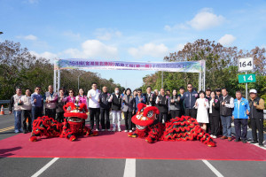 雲林「縣道164線第一期拓寬工程」今天舉行竣工典禮／翻攝照片