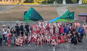 南投縣賽德克族與喜裂克文化藝術團遠征高雄屏東參賽。（原民處提供）