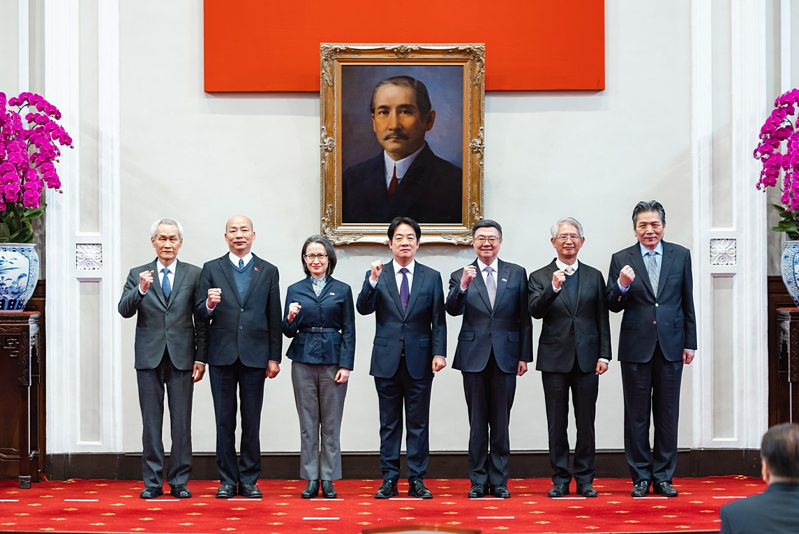 賴清德總統於2月10日在總統府，與行政、立法、司法、考試、監察等五院進行國政會商。（圖／資料照片，圖源：翻攝自總統府Flickr）