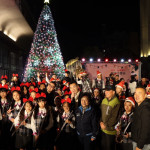 豐原最高耶誕樹點燈。