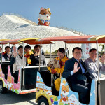 七股鹽山最萌「寵物列車」首航！