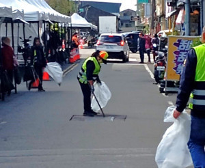 市府跨局處清整，展現富岡「潔淨小鎮」新亮點。