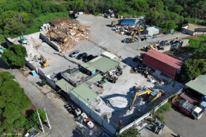 廢棄物堆置場址全現場空拍畫面