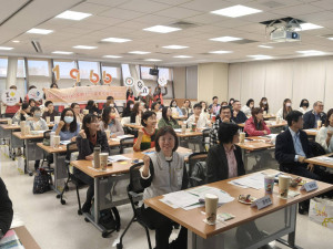 嘉義市舉行「智慧長照3.0領先計畫」代理型AI交流會，16縣市長照代表出席進行實務交流。（圖／記者林詩涵攝影）