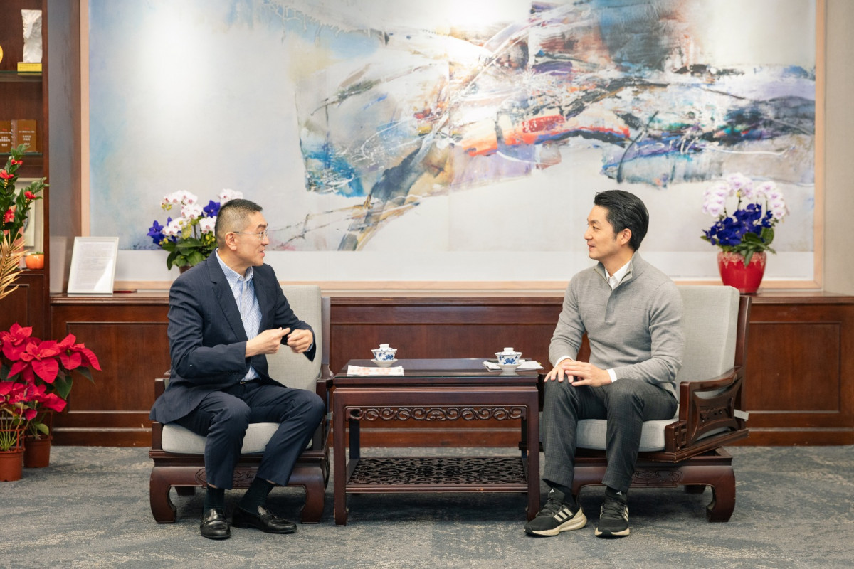 基隆市長謝國樑（左）與台北市長蔣萬安(右)。（圖／翻攝自謝國樑Facebook）