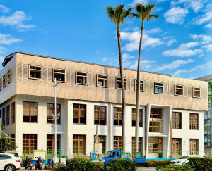 舊嘉義市公所修復即將完工，即日起於財政部促參司網站公告招商／嘉義市府提供