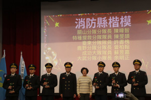 臺東消防節致敬英雄　饒慶鈴：感謝打火弟兄守護家園辛勞