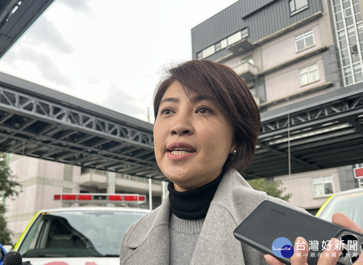 許淑華期許縣長選舉是一場君子之爭。（記者扶小萍攝）