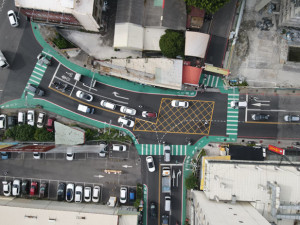 大埔路交通改善見成效，事故件數顯著下降。圖／彰化縣政府提供