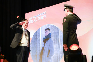 張市長感謝消防人員在救災救護與防災宣導的無私付出。