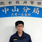 台北市警局中山分局民權一派出副所長所員警林政宏。（圖／台北市府警察局中山分局提供）