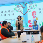 雲林縣政府舉辦「校園安全人員培訓」，今(20)日縣長張麗善出席勉勵學員／縣府提供