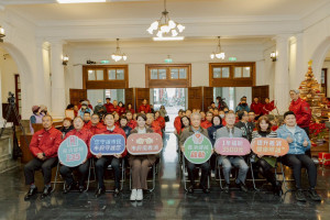 竹市「義消健檢135」健康檢查補助政策發表會。