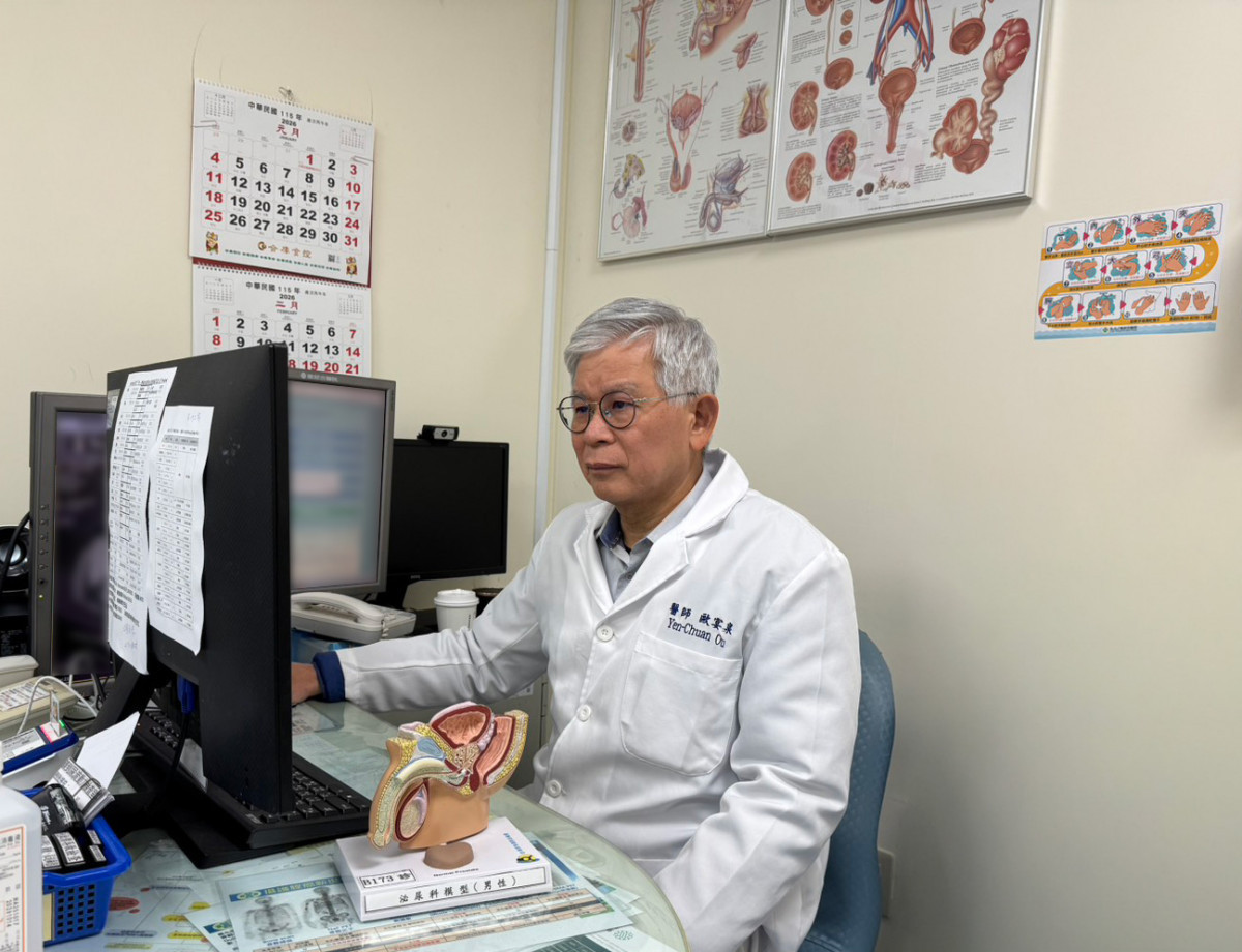 泌尿外科歐宴泉醫師。