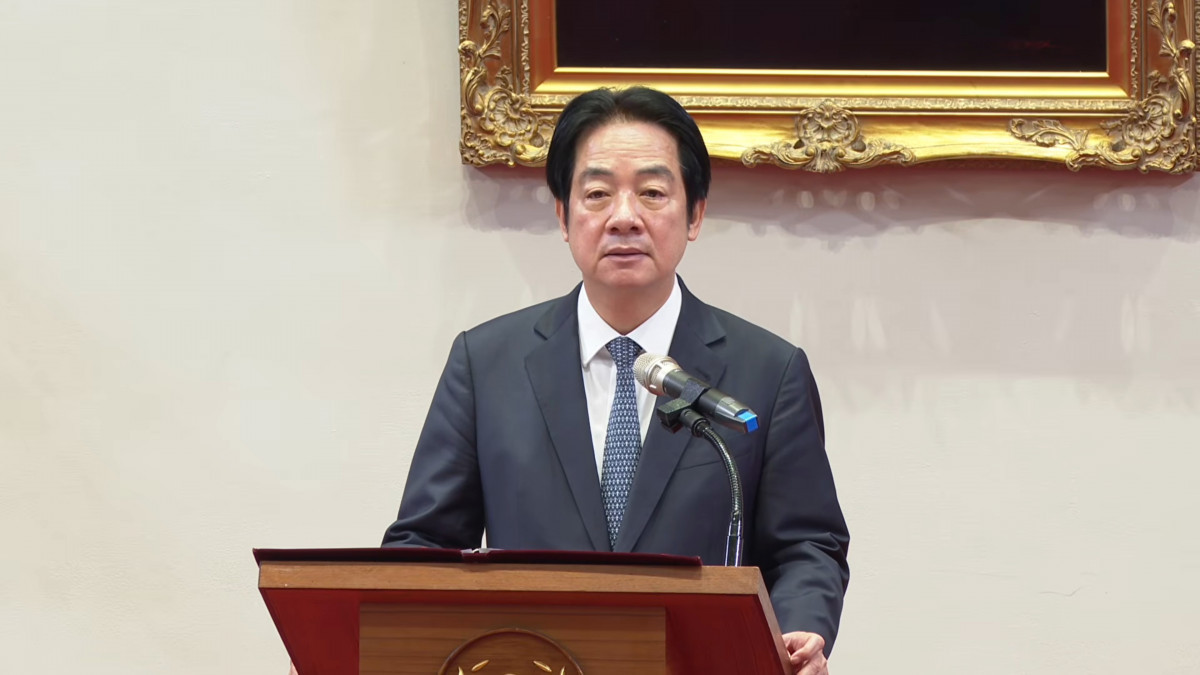 總統賴清德（圖／翻攝自總統府YouTube）