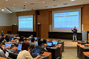 研習由PIF 與 AI 文書專家現場演示「一站式PIF管理」。