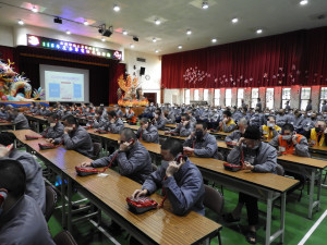 新竹監獄舉辦「春節電話孝親活動」。