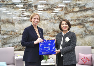 歐洲在臺商務協會首位女性理事長拜會屏縣府　周春米盼深化臺歐合作、共創永續契機