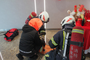 守護春節安全　基隆消防春節前夕強化高樓防火演練