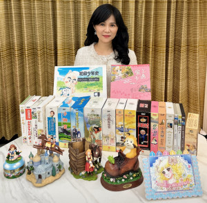 音樂創作歌手張童童發行小英的故事、湯姆歷險記等多部懷舊卡通系列。