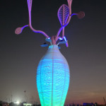 2026台灣燈會「農業特色燈區」11米動力藝術裝置「無際夢想－巍然巨樹」／嘉義縣府提供