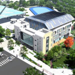 「湖口樂活館」座落在王爺壟運動公園旁，滿足各年齡層運動民眾。