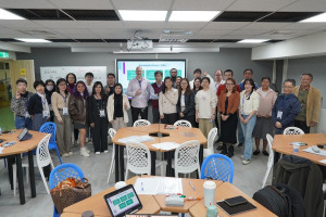 「第二屆 EMI 最佳實作互動教學國際研討會」與會講者與師生。