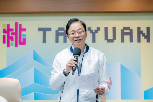 市長張善政主持市政會議。