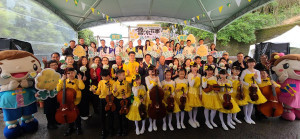 桃園市長張善政龍潭區出席「2026魯冰花季」開幕活動，邀請全國民眾把握花期走訪客庄賞花。