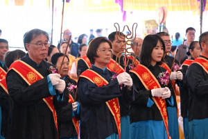 官賜福陰陽兩利大法會登場，儒宗三獻祝壽大典祈願眾神護佑彰化。圖／彰化縣政府提供