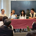 柯文哲參訪新竹在地知名企業「赫曼咖啡」。