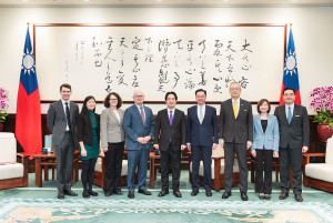 總統賴清德2日接見「美國半導體產業協會（SIA）訪問團」。（圖／總統府Flickr）