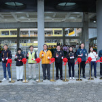 苑裡國小通學步道啟用　鍾東錦剪綵並嘉勉排球小將