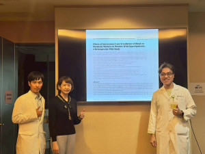 彰濱秀傳樂活中心登國際期刊，中西醫整合輔助療法助攻血脂調節。左起邱伯恩副主任、黃靖雅副院長、劉育昌副院長。圖／秀傳醫院提供