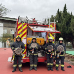 頭份消防隊移地訓練　強化長距離佈線搶救能力