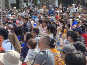 2026年第六屆世界棒球經典賽中華隊擊敗韓國，現場球迷爆出如雷歡呼聲／嘉義市府提供