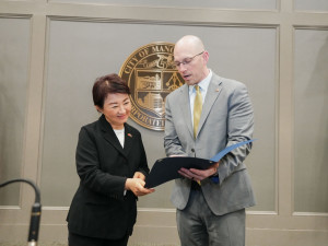 盧市長邀請曼徹斯特市長來訪台中