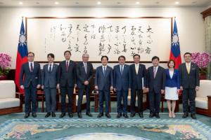 總統賴清德接見日本「日華議員懇談會」會長古屋圭司眾議員乙行。（圖／總統府Flickr）