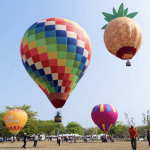 10米熱氣球現身新埤貓頭鷹共融公園! 春分嘉年華打造戶外派對 吸引親子打卡（圖／屏東縣政府提供）