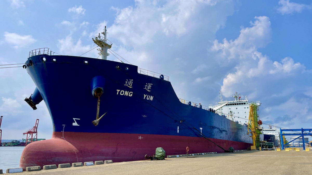 台灣中油油輪「通運TONG YUN」。（圖／資料照片，圖源：翻攝自台灣中油Facebook）