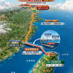 本圖為AI生成模擬「海峽快速通道」願景示意，實際路線以北京官方公布為準。