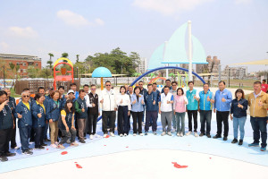 「斗六人文親水公園改善工程」趕在今年兒童節前夕竣工啟用／翻攝照片