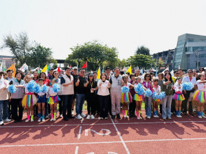 屏東縣光華國小全新PU跑道繽紛落成　守護學子奔馳夢想
