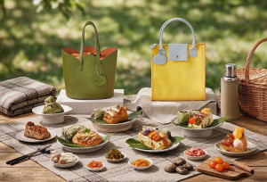 台南遠東香格里拉飯店雙禮袋搭配多款風味粽，適合不同聚會分享。（台南遠東香格里拉提供）