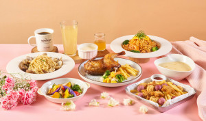 尖牙義式廚房推出「oh~MOM莎朗嘿唷」套餐。