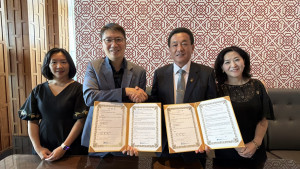 圖說：美食映象整合行銷顧問股份有限公司李惠德總經理於2026年4月7號在馬來西亞柔佛州與台灣商會彭士豪拿督正式簽署合作備忘錄。