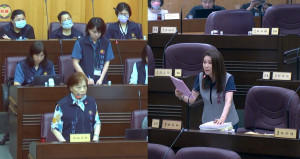 謝美英指出，中央這種變相減支的做法，將使桃園捷運綠線等重大軌道建設承受沉重財政壓力，要求財政局必須對外說明資金填補方案。