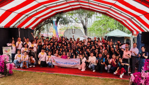 草屯坪頂國小舉辦感恩藝文饗宴，與社區分享學習成果。（坪頂國小提供）