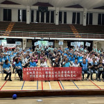 東華盃地板滾球挑戰賽開打。（記者扶小萍攝）